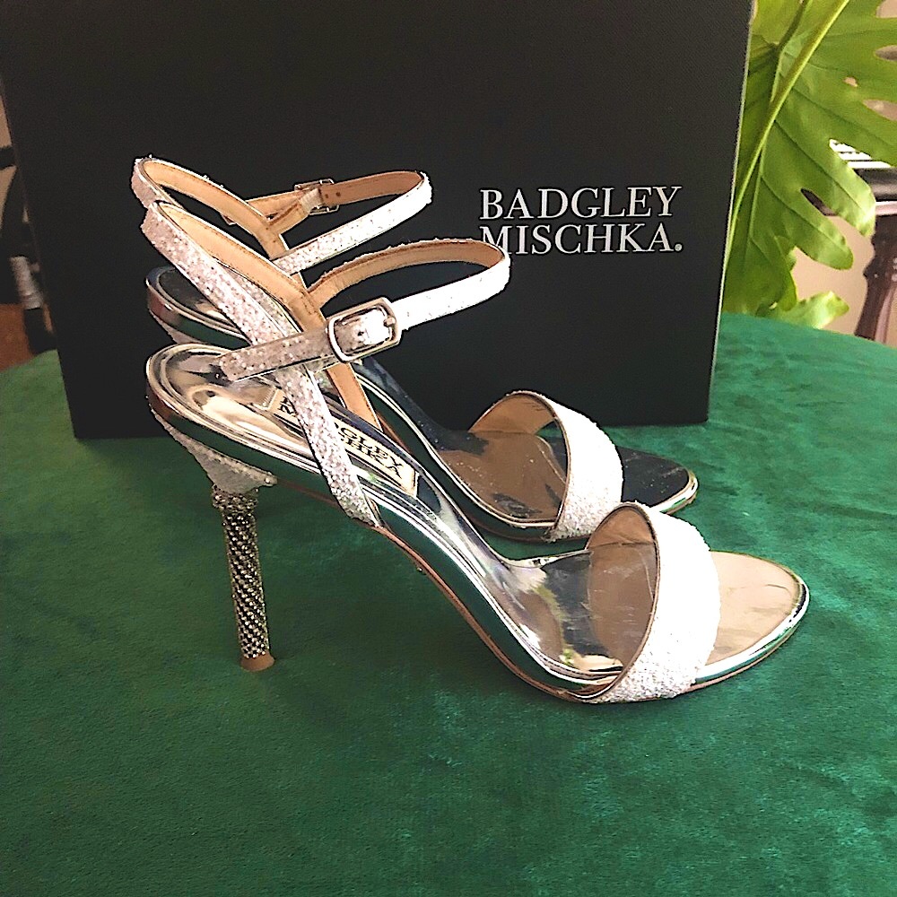 Badgley Mischka Olympia Ankle Strap High Heels
